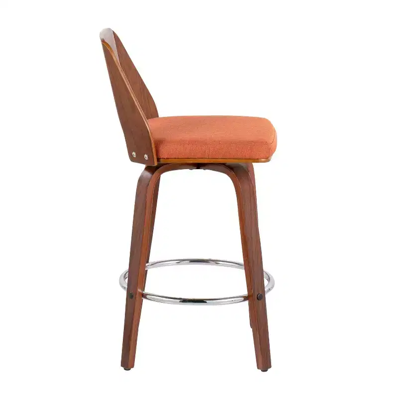 Set of 2 Trilogy Upholstered Counter Height Barstools - Lumisource