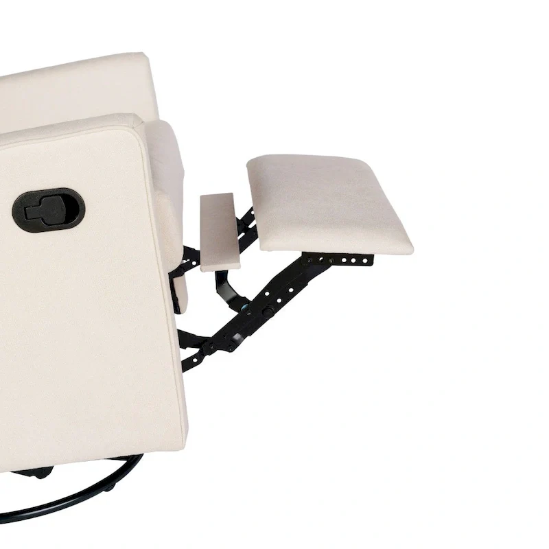 Manual Rocking Recliner Chair with Swivel and Gliding Motion