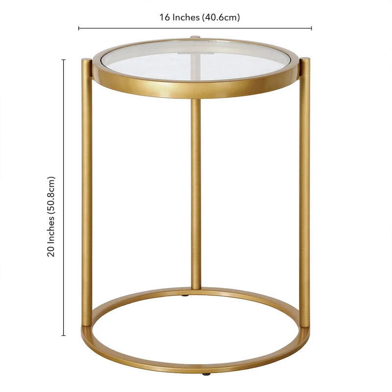 16 Wide Round Side Table