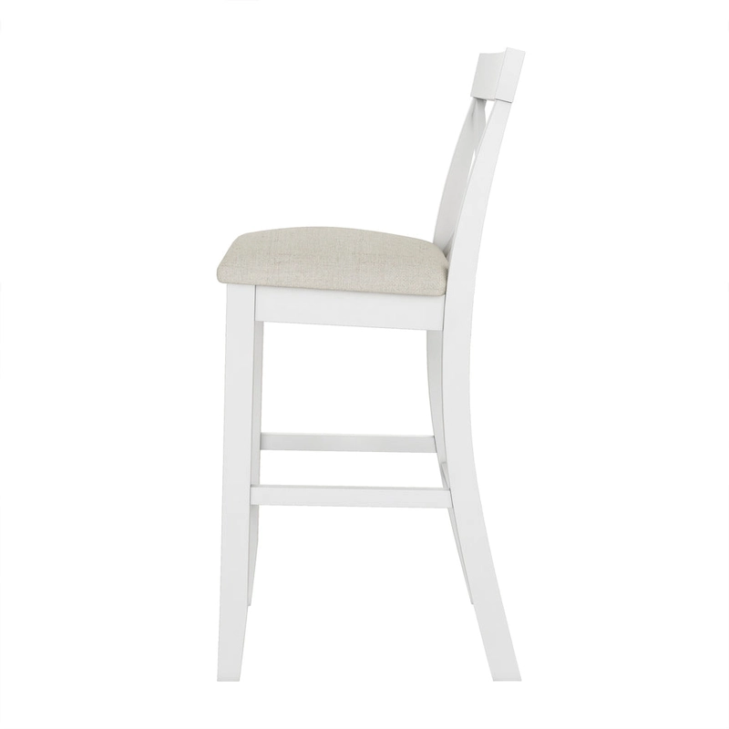 3PCS Rectangular Wood Bar Dining Set