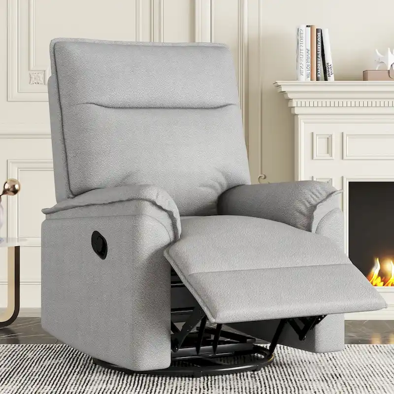 360 Degree Swivel Manual Recliner Chair