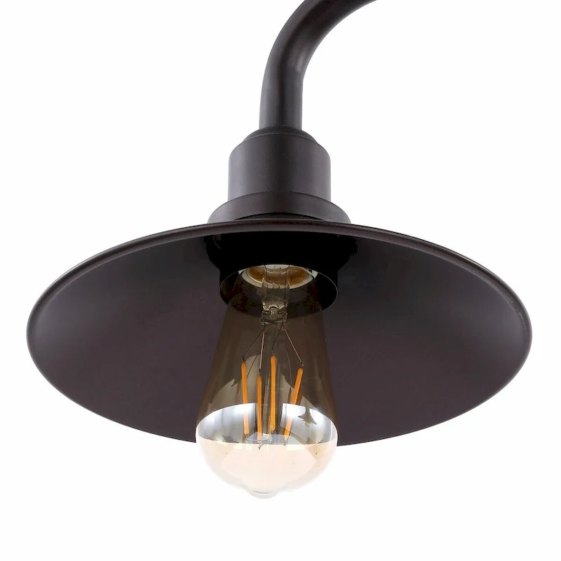 Cade 34.25  3-Light Metal Farmhouse Industrial LED Pendant, Oil Rubbed Bronze by JONATHAN Y