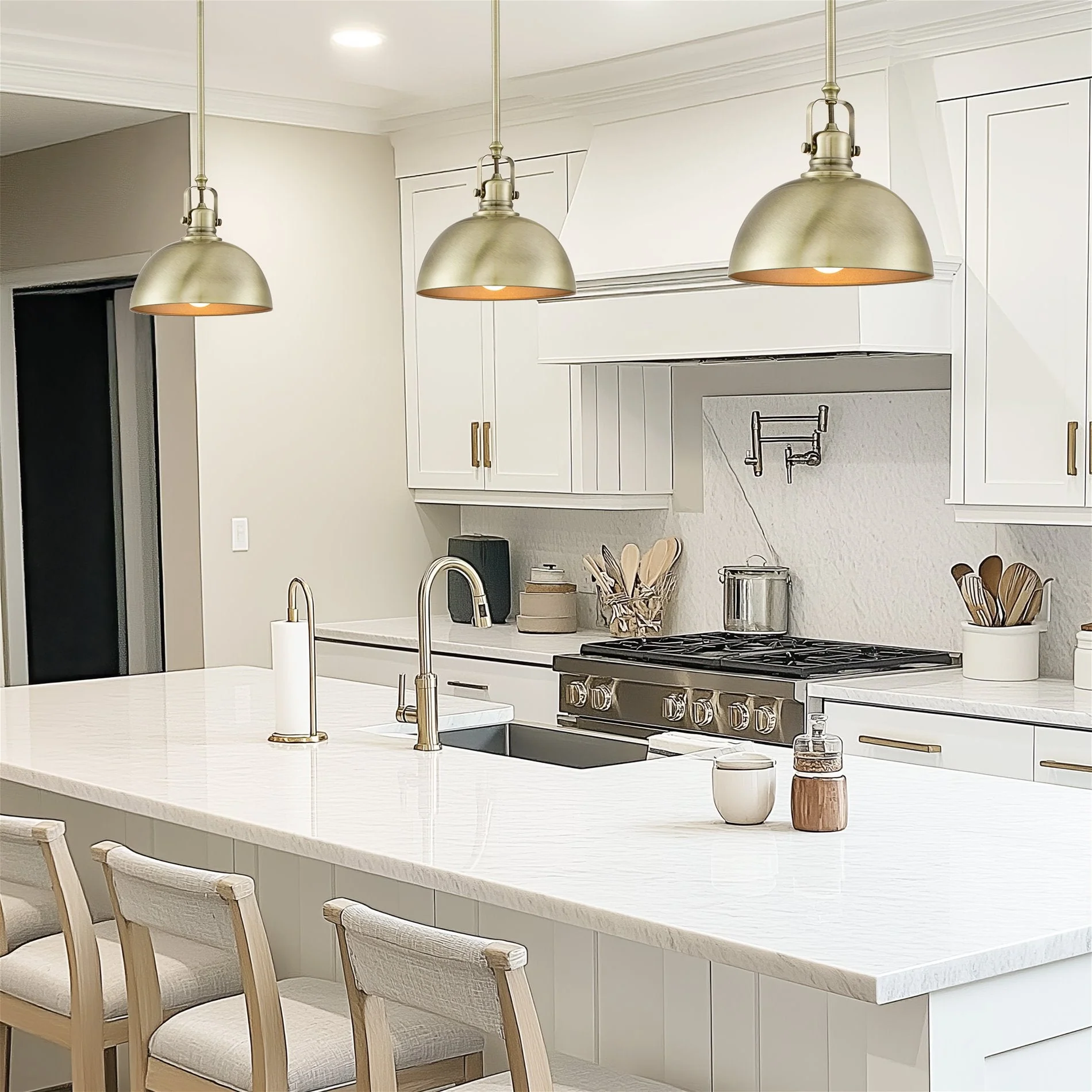 Belle 9 Contemporary Industrial Pendant Light