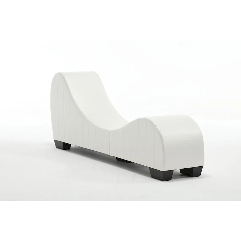 Modern Faux Leather Curved sofa