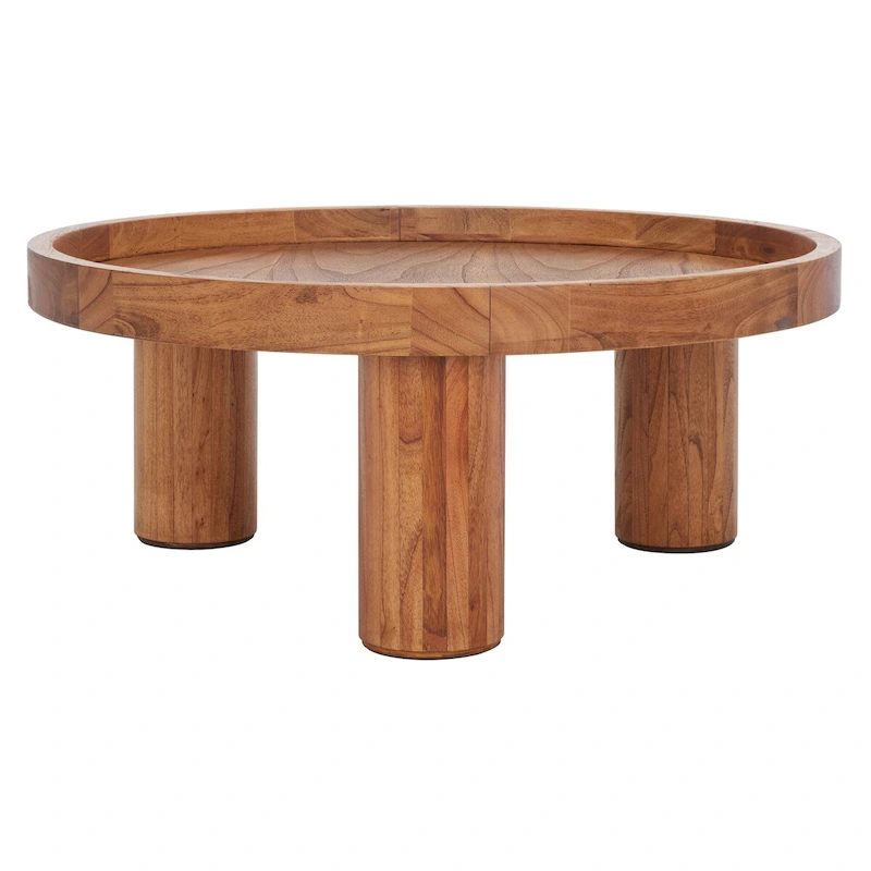 SAFAVIEH Leena 3 Leg Round Coffee Table - 36 W x 36 D x 15 H - 36Wx36Dx15H
