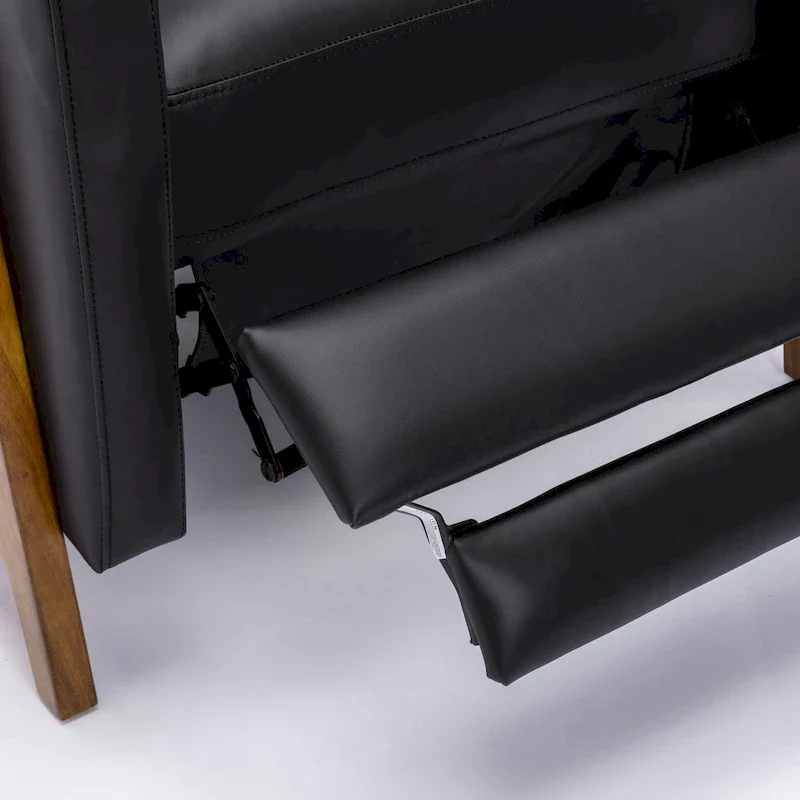 Roland Top Grain Leather Push Back Recliner by Greyson Living