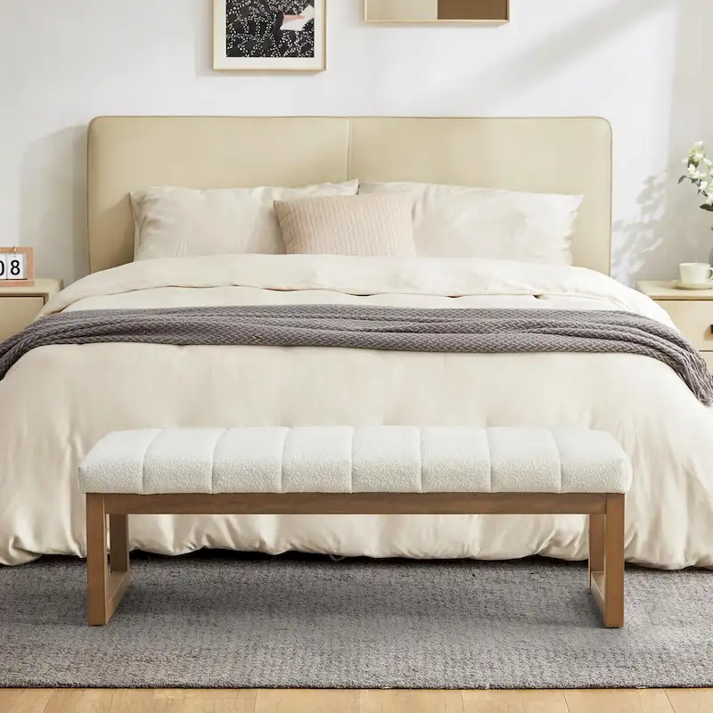 45 Entryway Upholstered Bench Shoe Rack Bench