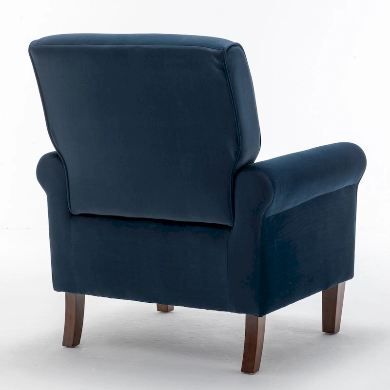Traditional Rolled Arm Living Room Armchair