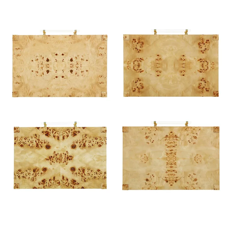 Wooden Two-Drawer Nightstand