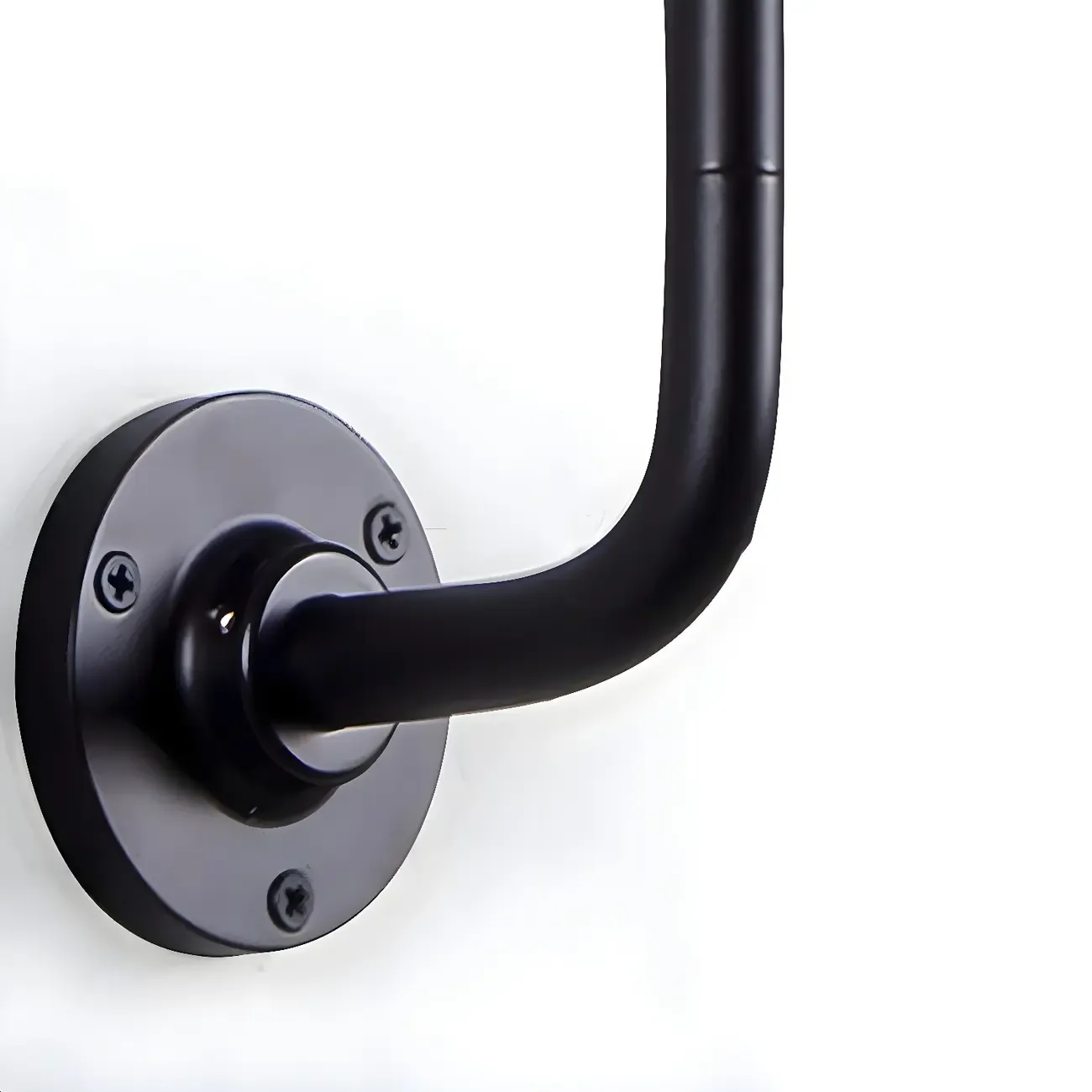 Trestle Base Metal Black Swing Arm Wall Light