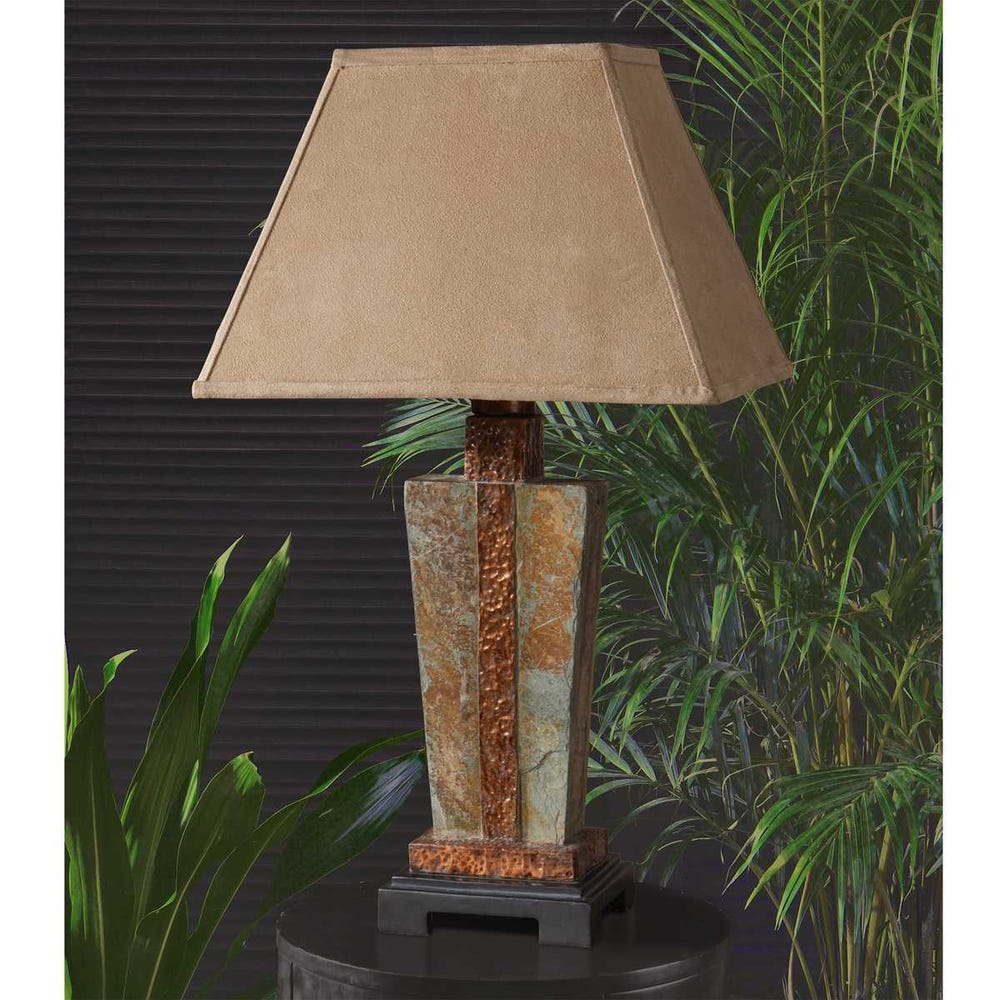 Slate Outdoor Table Lamp