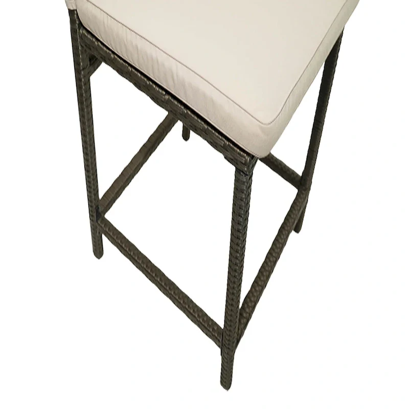 Kenwick Counter Stool with Back and Cushion, Set of 2