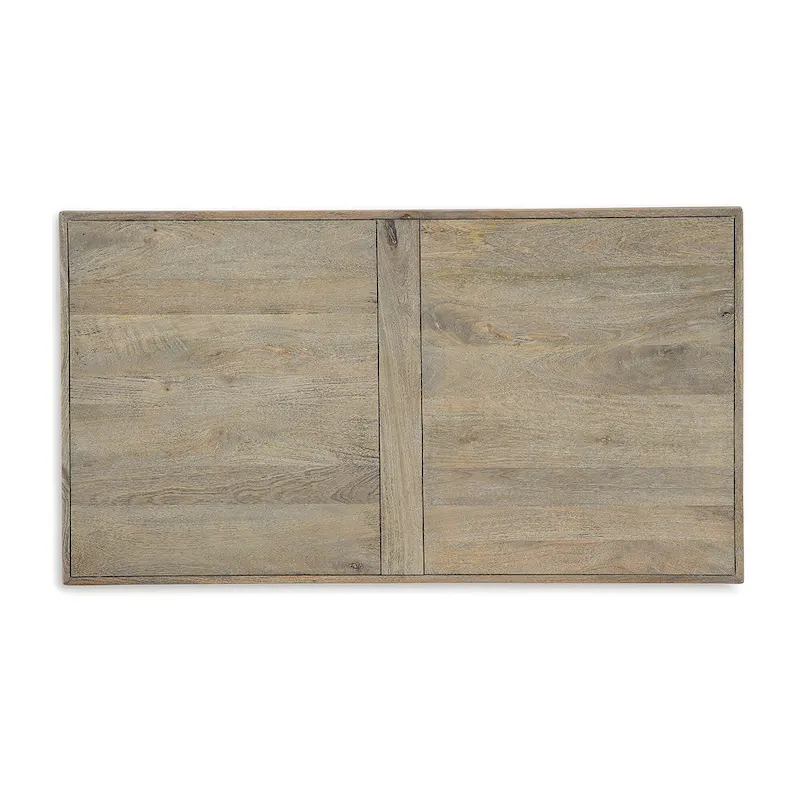 Two-Tone Brown and Black Coffee Table