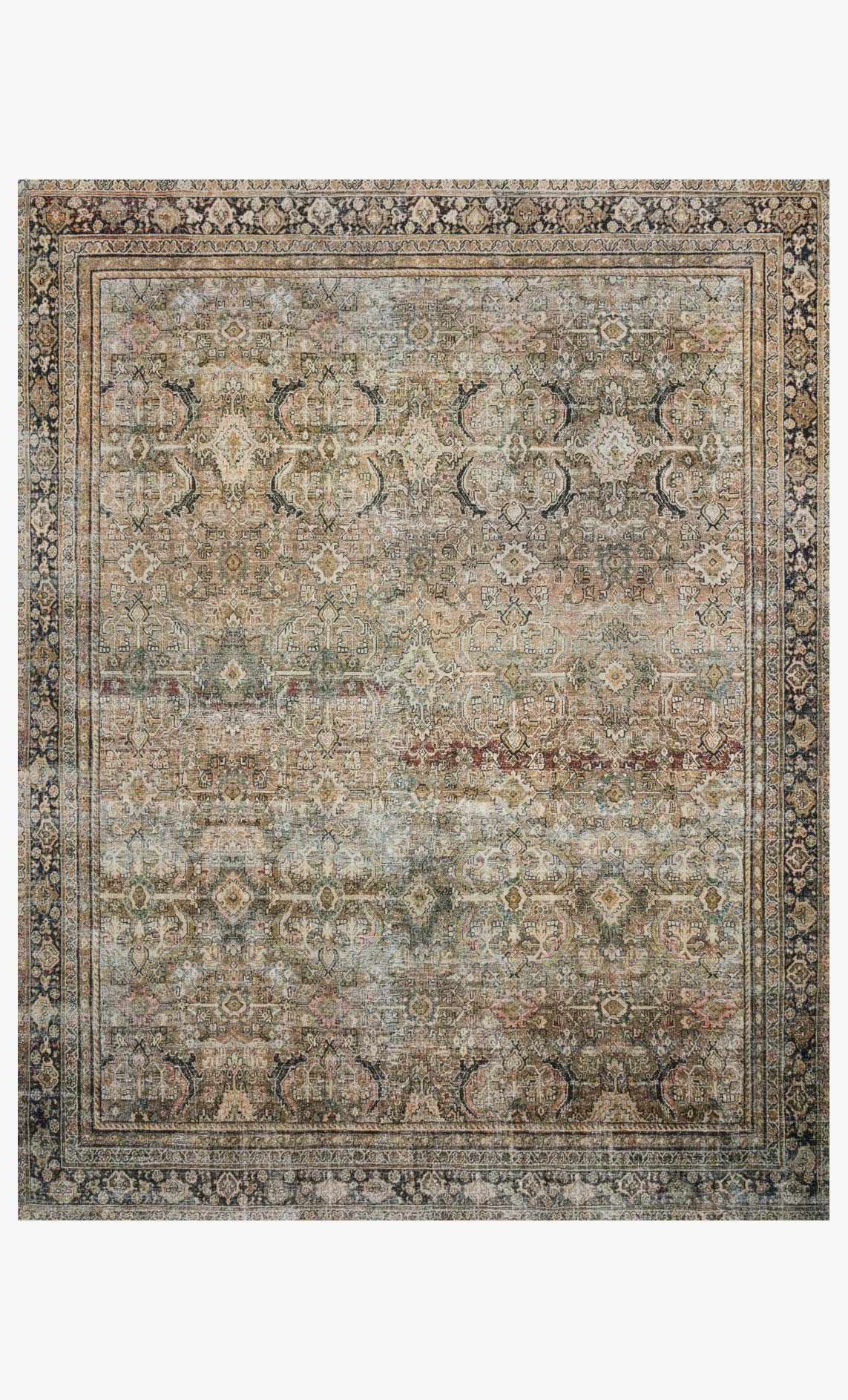 Layla Olive Charcoal Rug