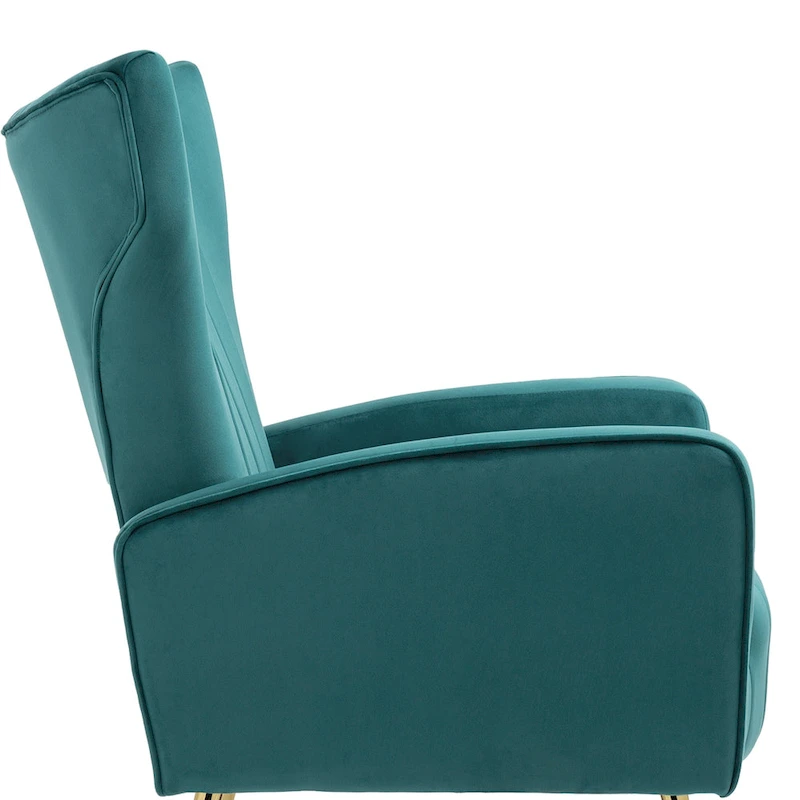 Upholstered Wingback Accent Chair - 26.4 W x 37.8 H x 32.6 D
