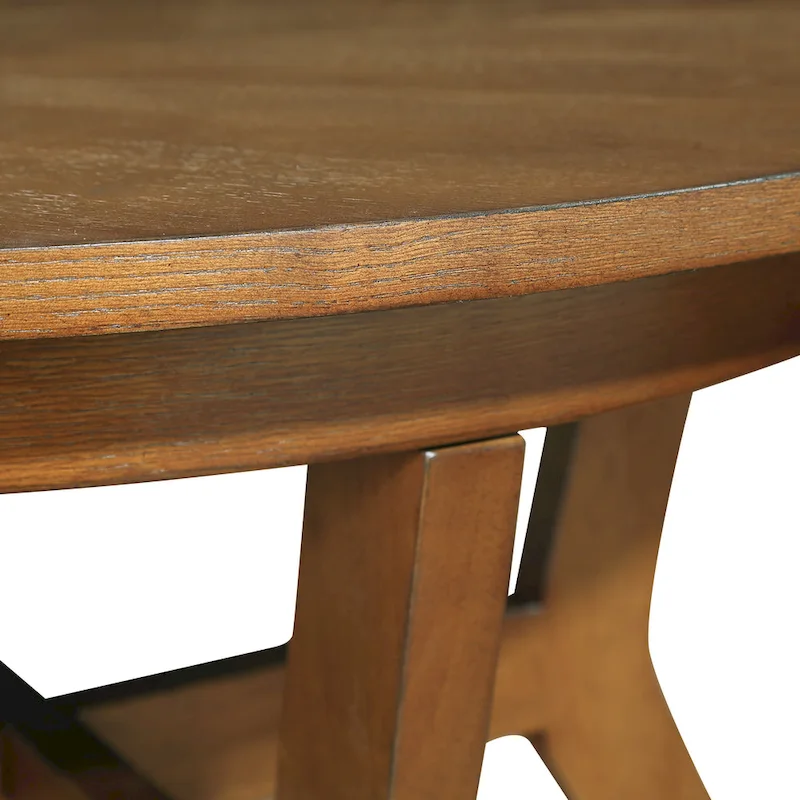 32inch Wood Round Coffee Table