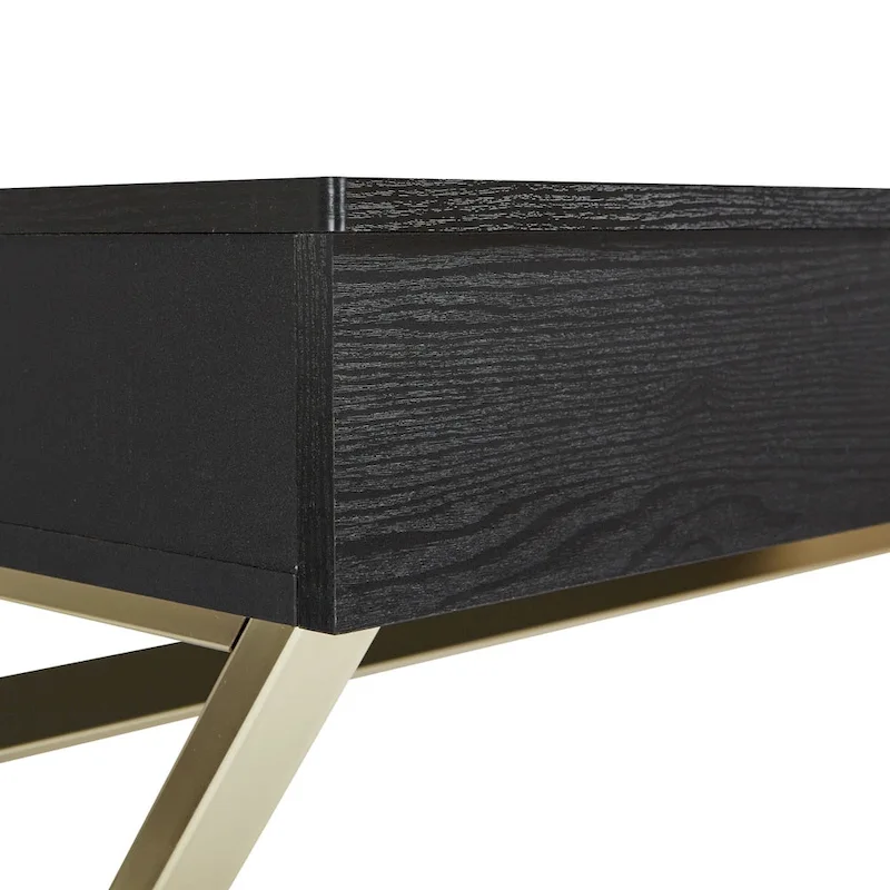 OSP Home Furnishings Andrea Powered Home Office Desk