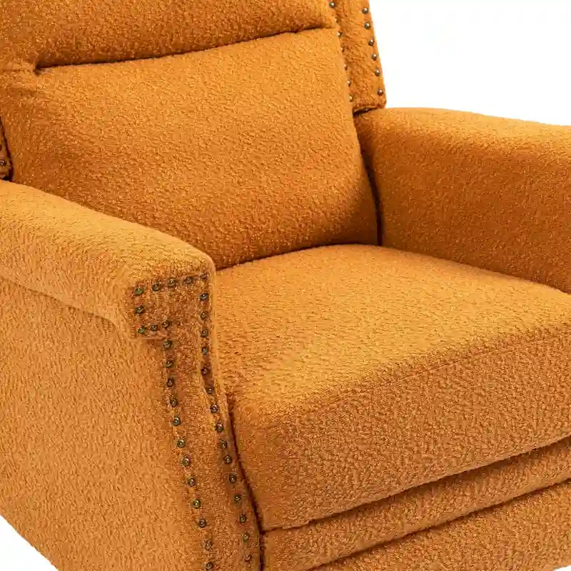 Swivel Manual Recliner Chair 360 Degree Leisure Arm Chair, Nursery Rocking Chairs