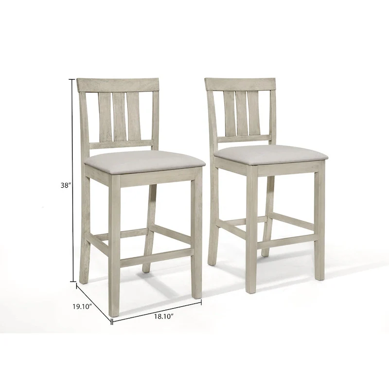 Clean-lines 5-piece Counter Height Dining Set