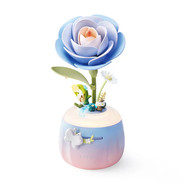 Robotime ROKR Starry Camellia Lamp DIY 3D Flower Night Light