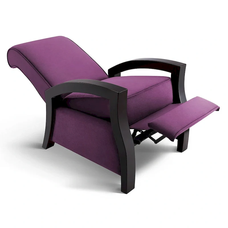 Artiva Premium Purple Microvelvet Recliner