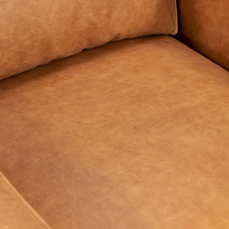 Poly & Bark Mateo Lounge Chair - Full Grain Genuine Italian Leather