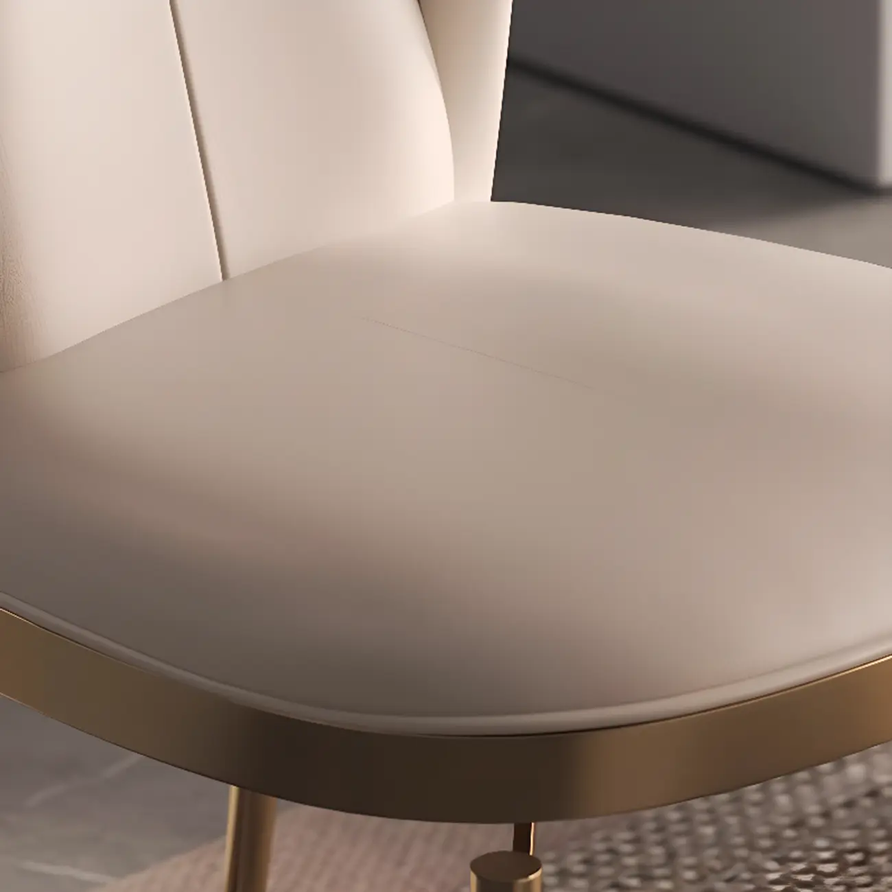 Modern Luxury Leather Upholstered Dining Chairs