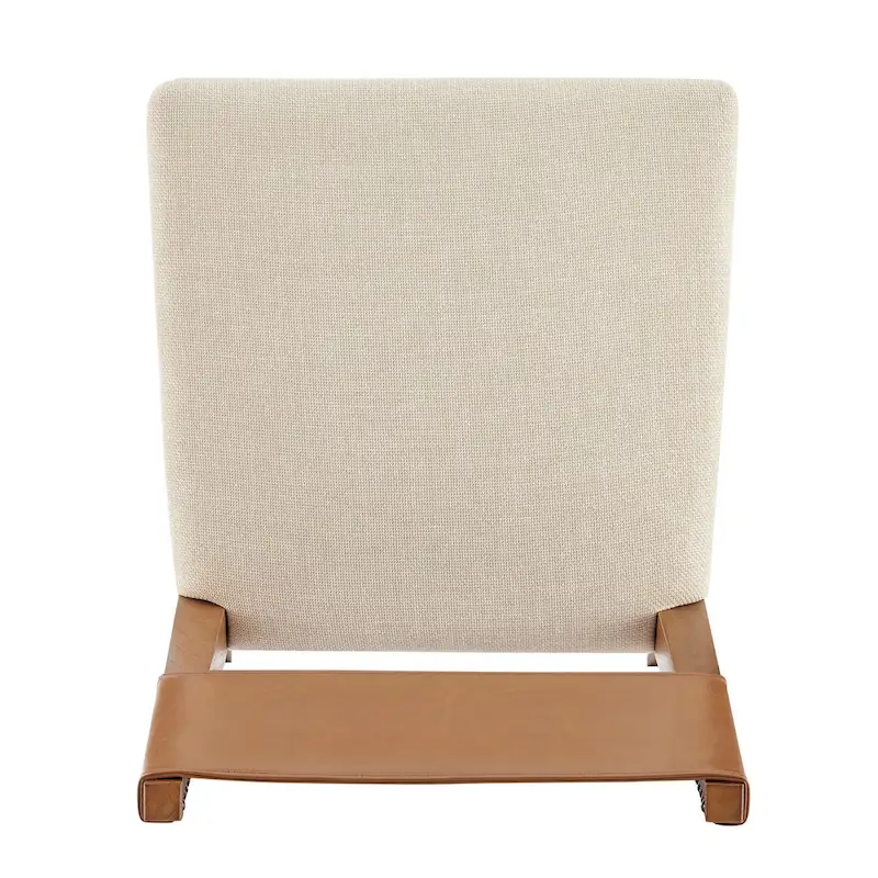 Faux Leather & Linen Dining Side Chair (Set of 2)