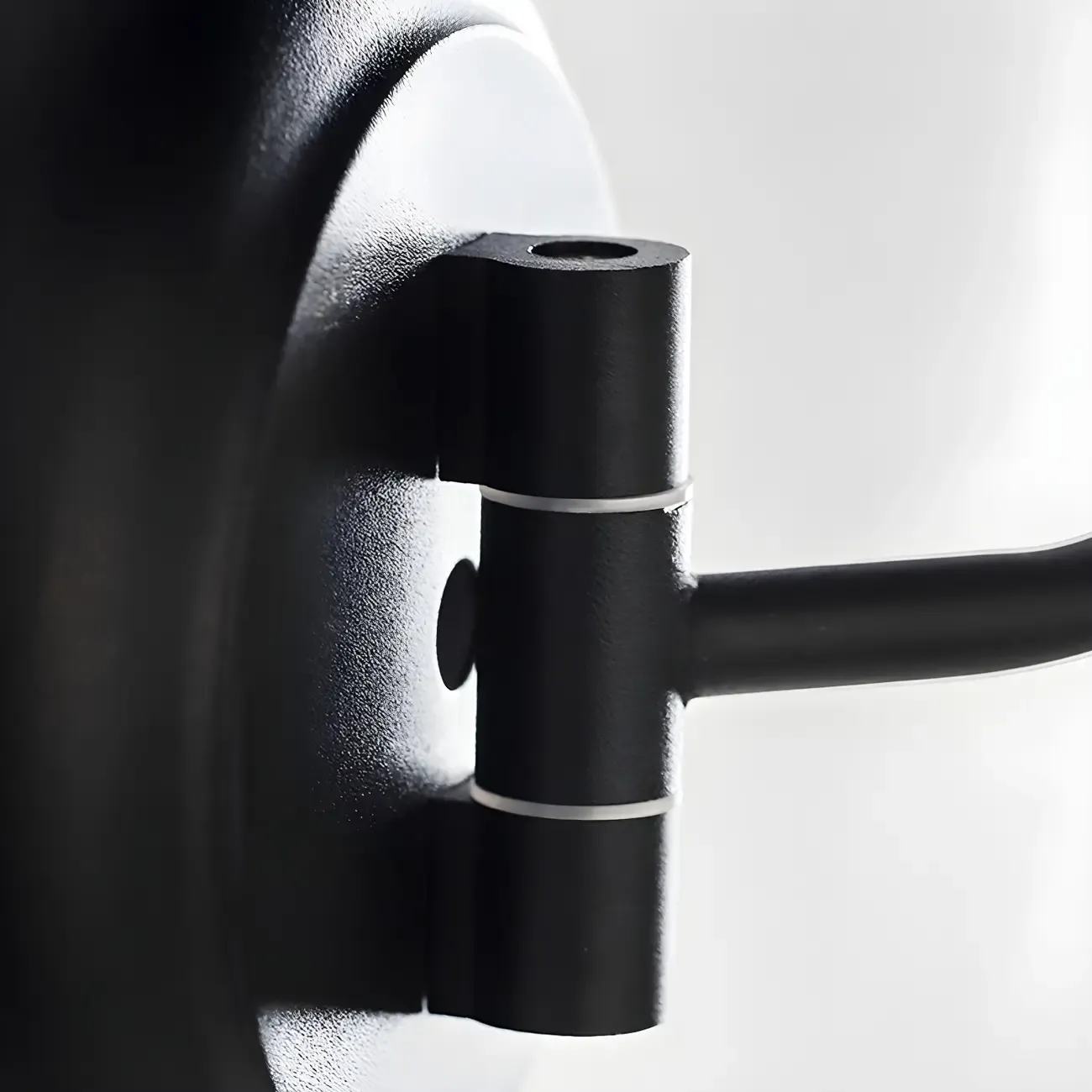 Wall-Mounted Linear Black Bathroom LED Vanity Light