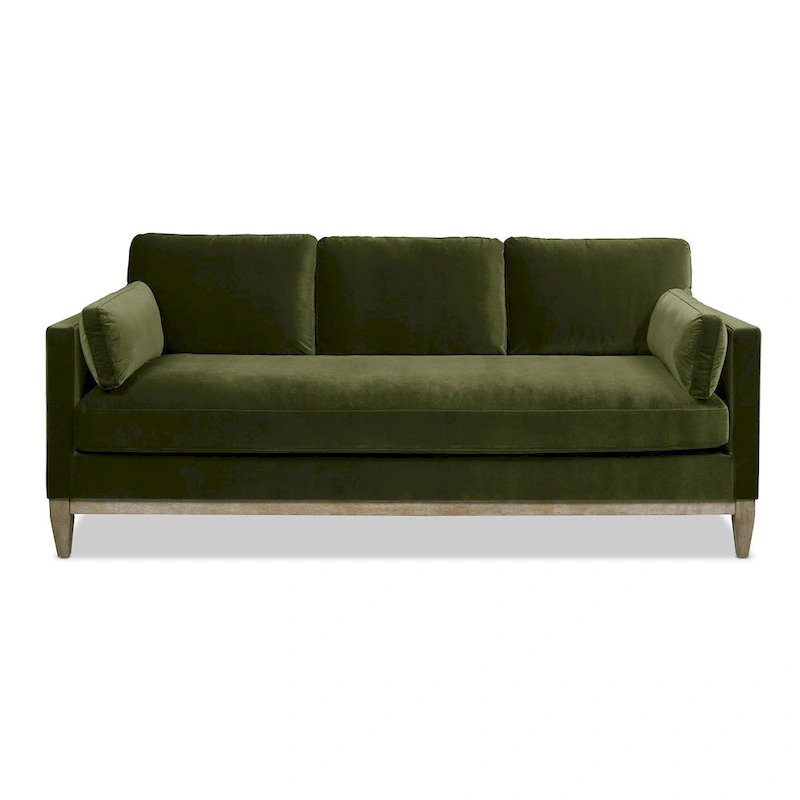 Knox 84 Modern Farmhouse Velvet Track Arm Sofa