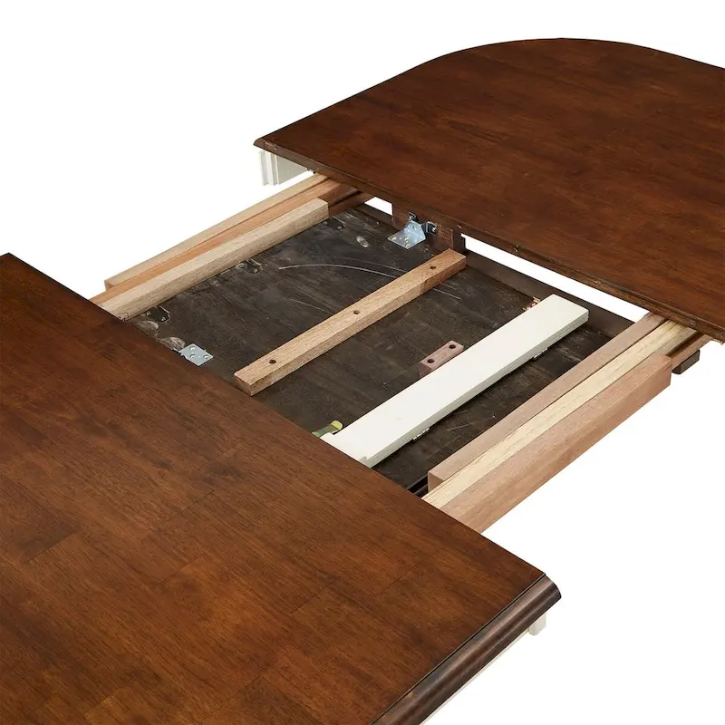 Mackenzie Country Antique Two-tone Dining Table by iNSPIRE Q Classic