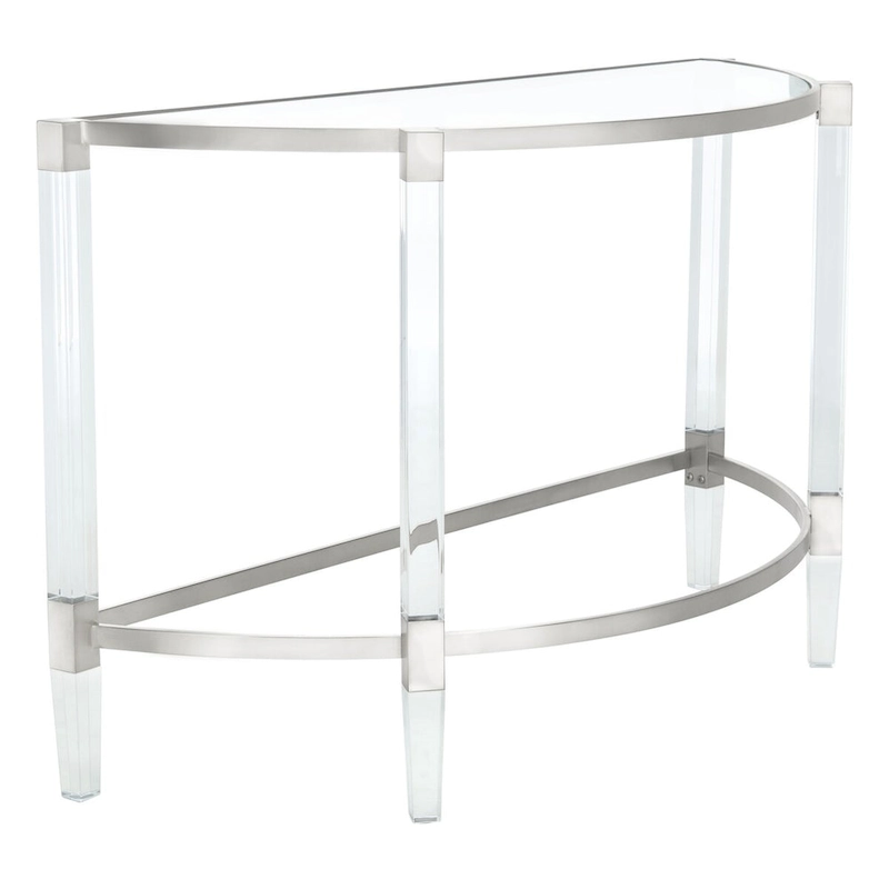 SAFAVIEH Couture Gunel Acrylic Console Table - 47.2  W x 17.7  L x 28.7  H - 47Wx18Dx29H