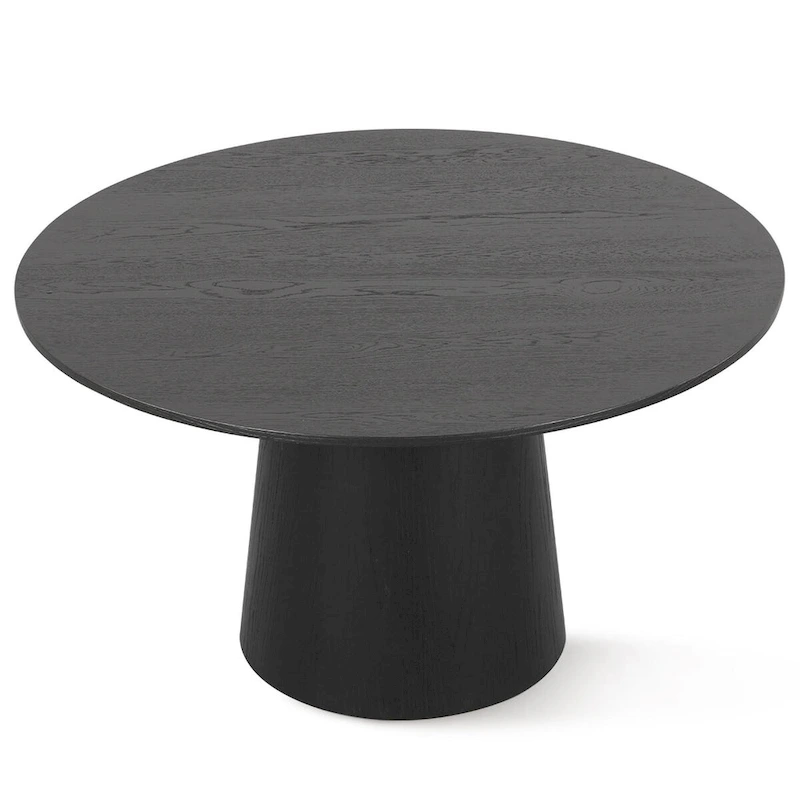 52 Solid Oak Round Pedestal Dining Table