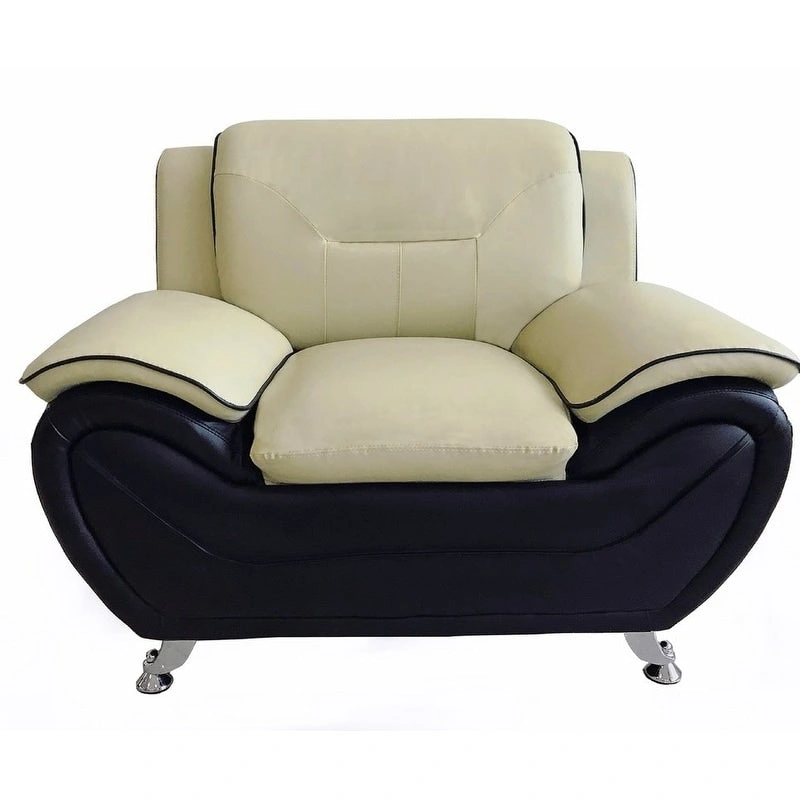 Michael Segura Faux Leather Upholstered Club Chair