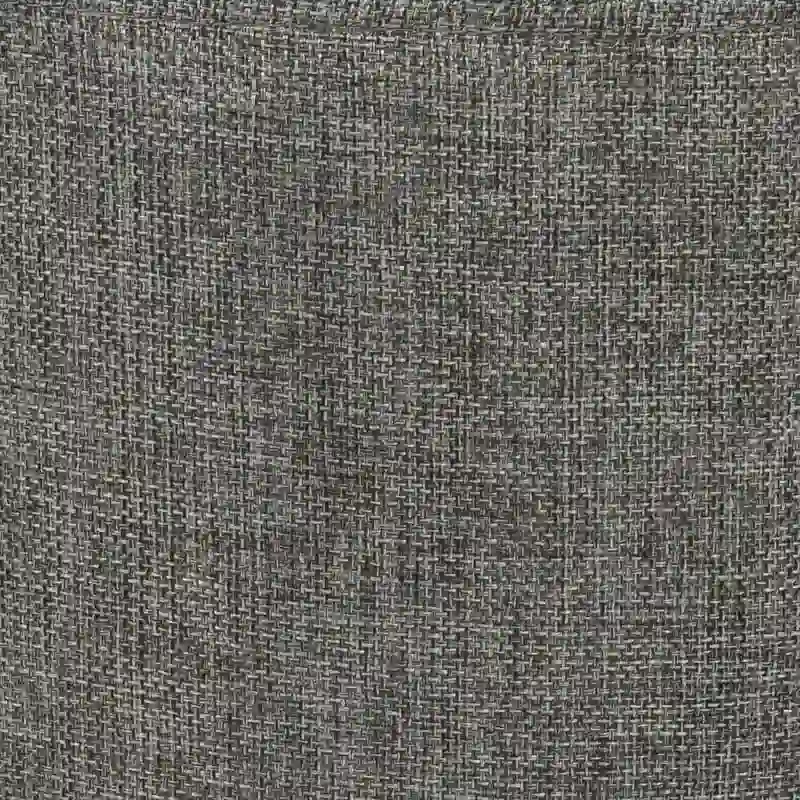 Adeco Modern Round Ottoman Home Footrest Stool/ Linen Fabric Seat Pouf