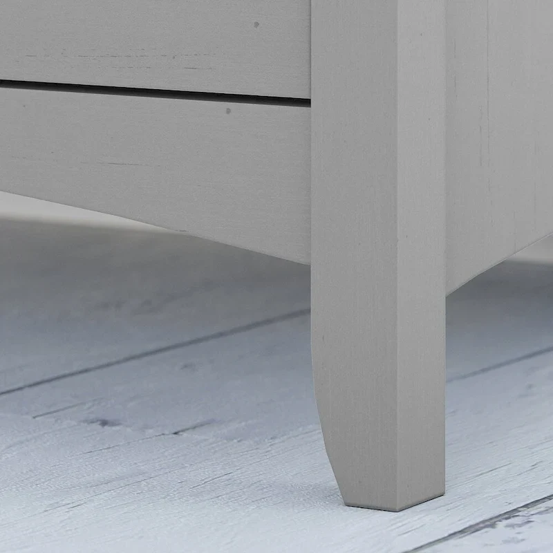 Salinas 60W L Shaped Desk Office Suite in Cape Cod Gray