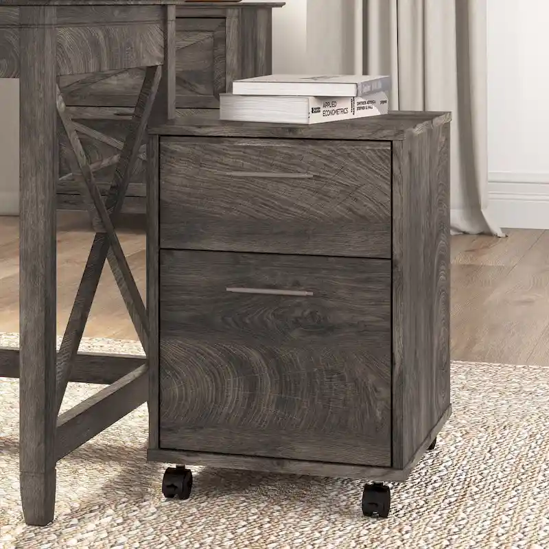 Key West 2 Drawer Mobile File Cabinet by Bush Furniture