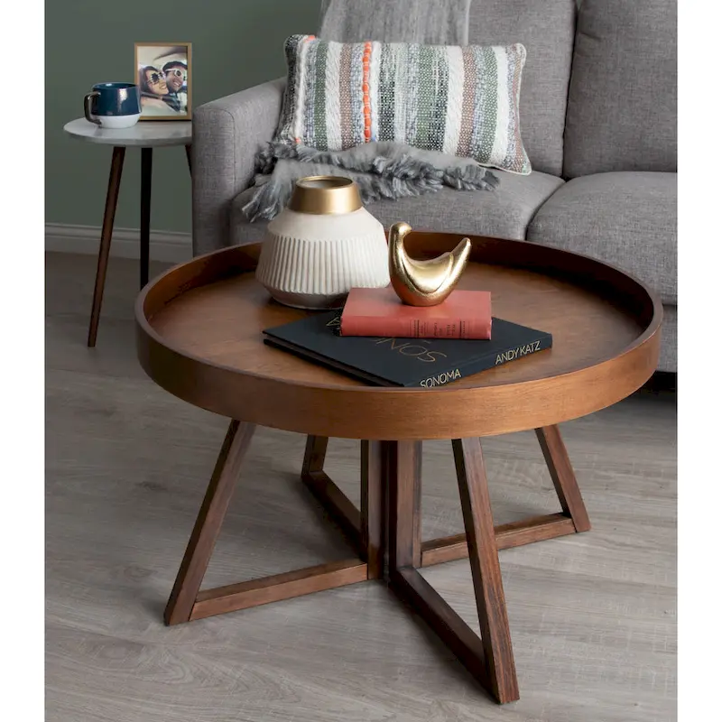 Kate and Laurel Avery 30-inch Round Coffee Table - 30 Diameter