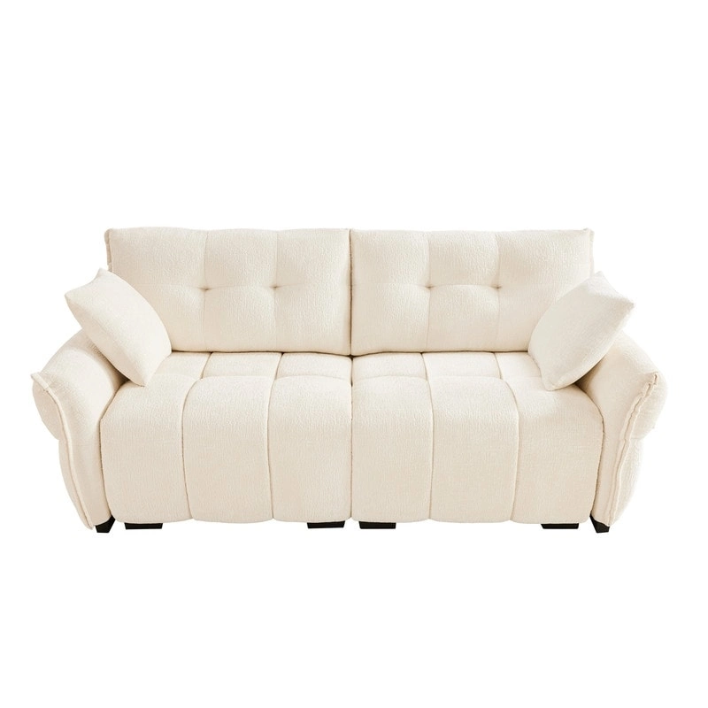 78.7 Chenille Two Seater Upholstered Sofa