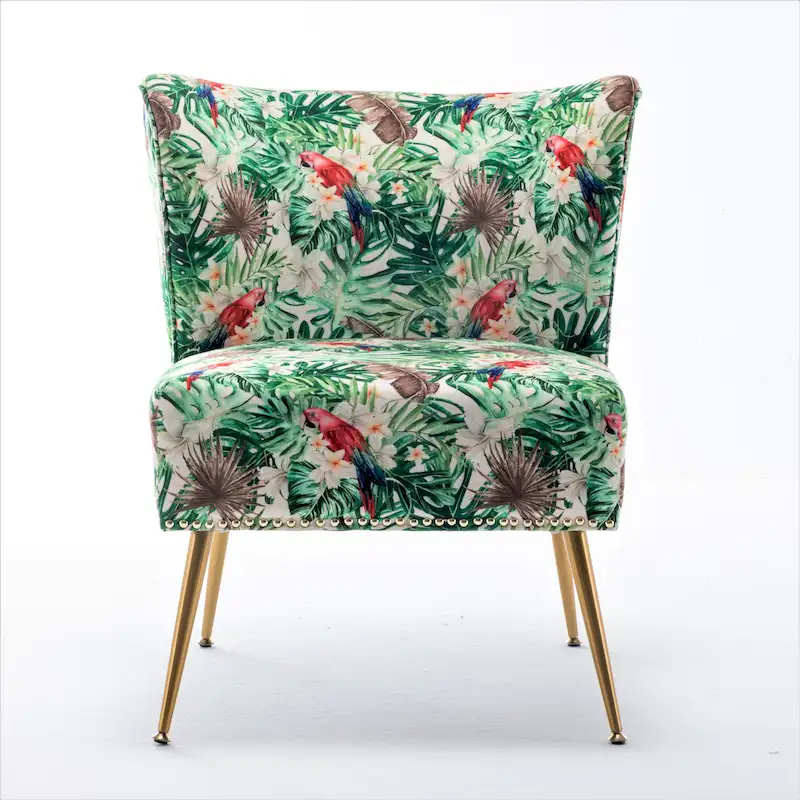 Friant 25W Microfiber Upholstered Slipper Chair