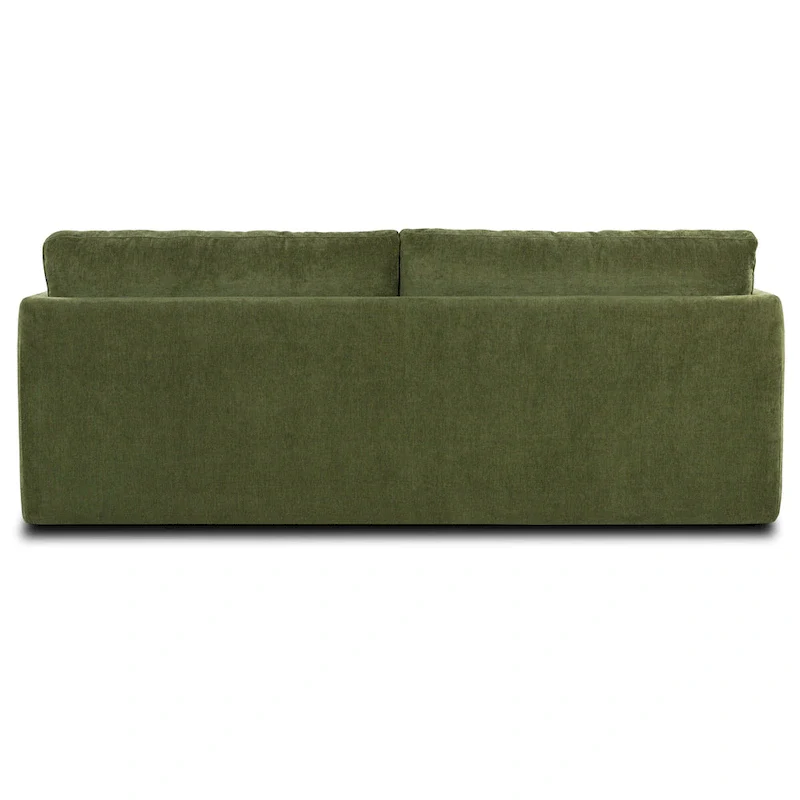 Poly & Bark Lea 90   Sofa - Includes 2 Bloster Pillows and Removable Cushion Covers