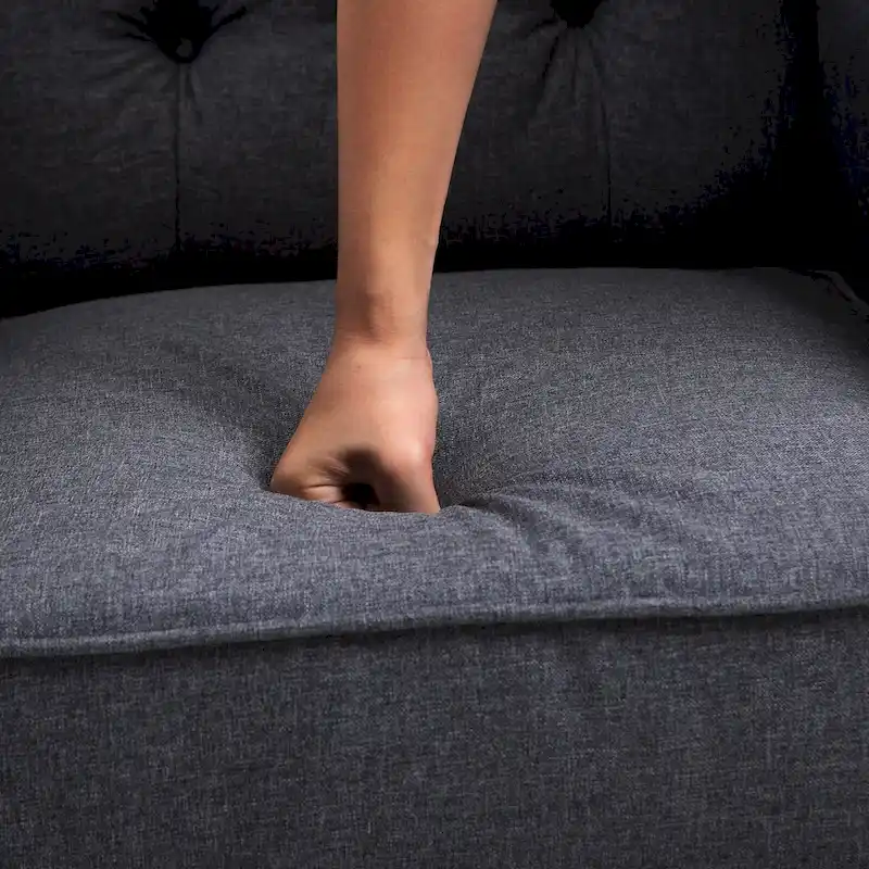 Grey Modern 26 Tufted Recliner Chair