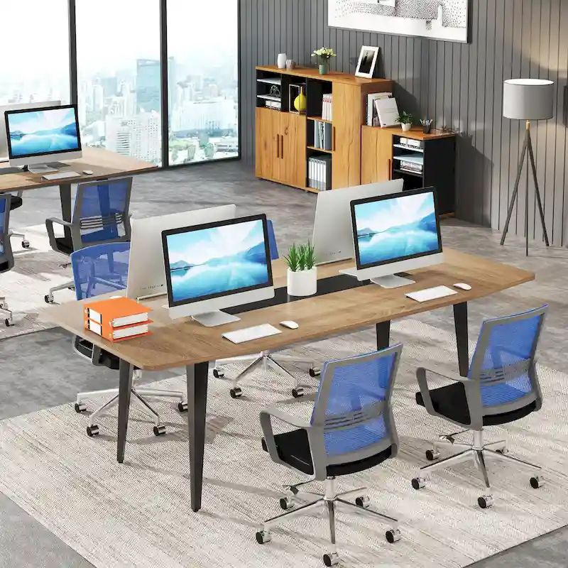 6FT Conference Table, Boat Shaped Meeting Table