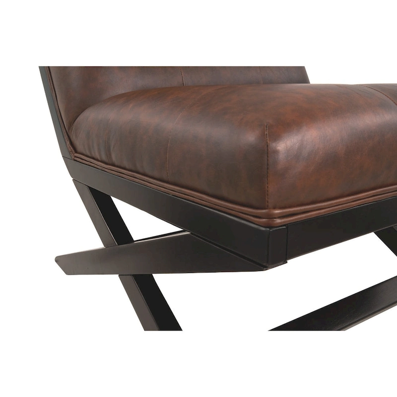 Sidewinder Casual Faux Leather Accent Chair