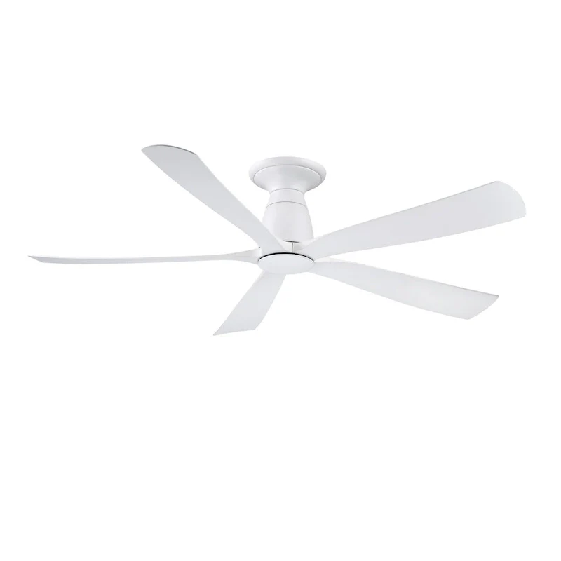 Kute5 52 inch Indoor/Outdoor Ceiling Fan with Matte White Blades - Matte White