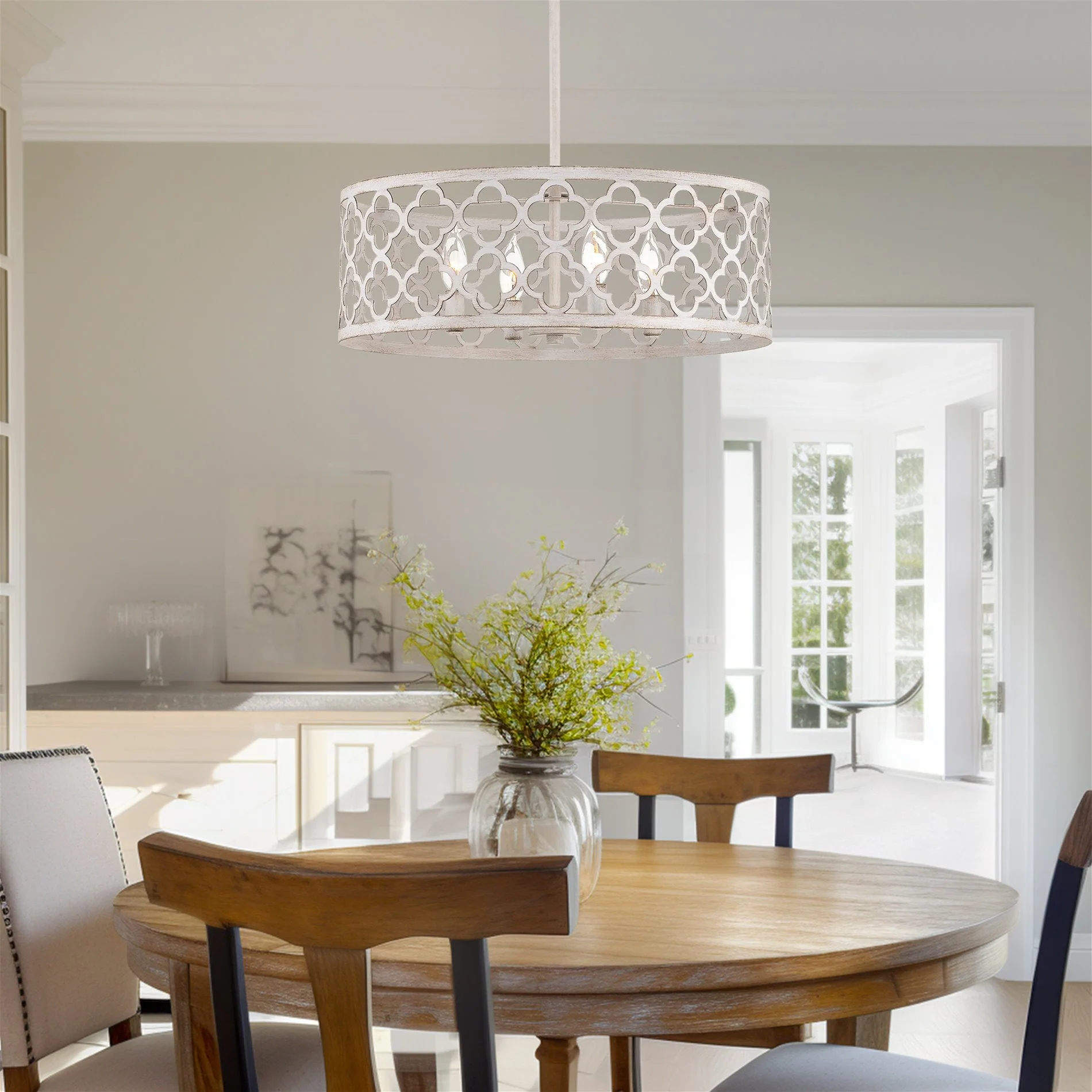 Sutton 20 4-Light Modern Chandelier
