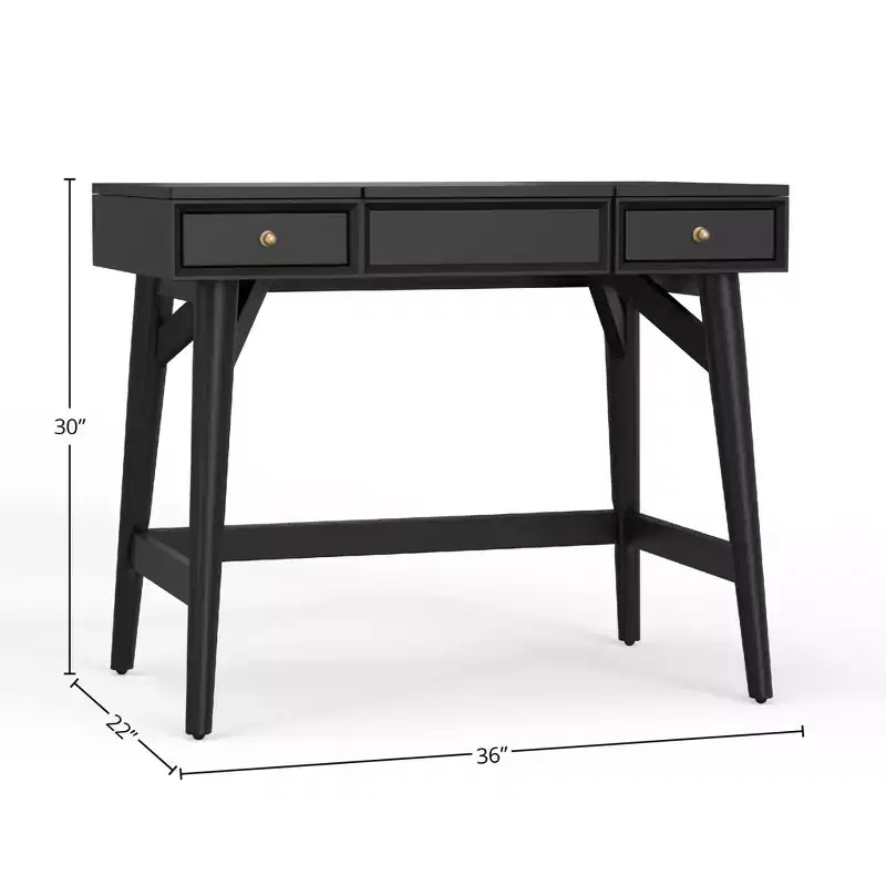 Flynn Bedroom Vanity, Black