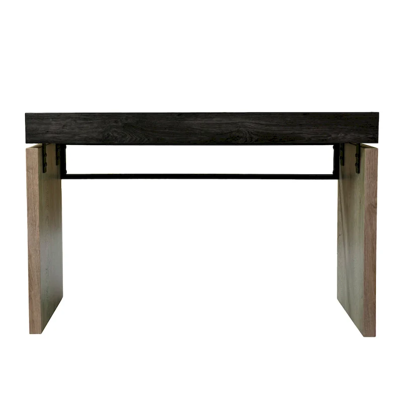 SEI Furniture Hedgefield Transitional Wood Black Desk