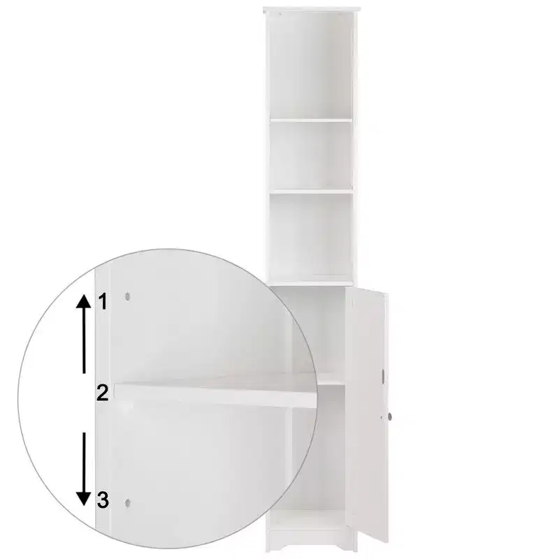 Karl Home Freestanding Linen Cabinet
