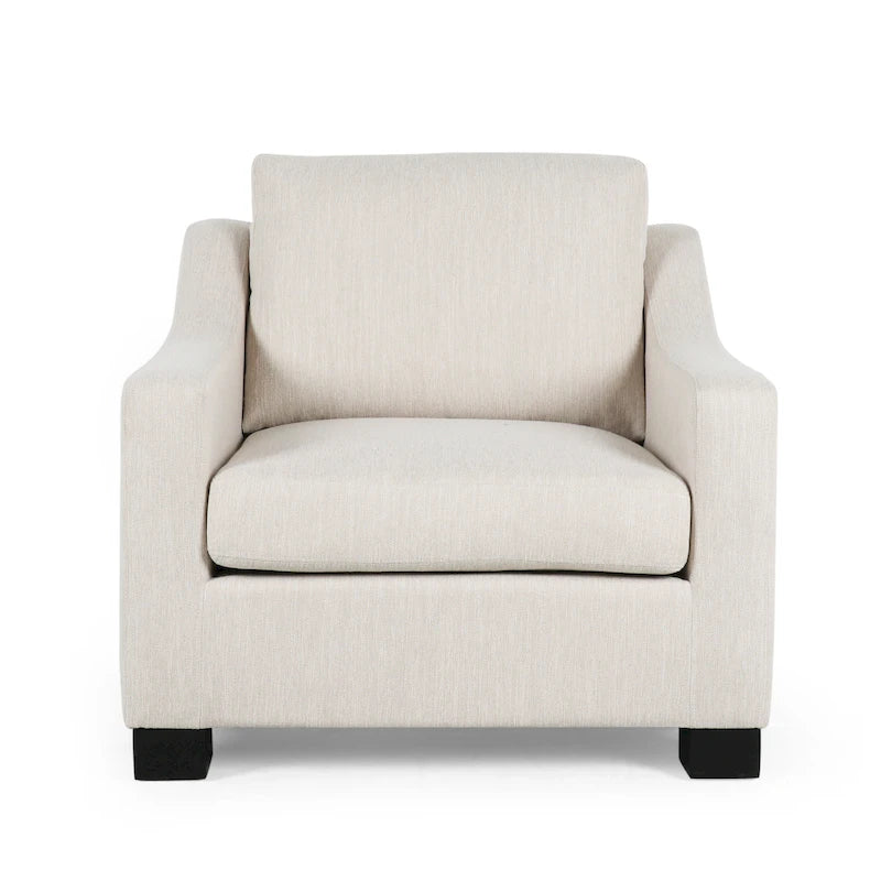 Halevy Contemporary Upholstered Club Chair by Christopher Knight Home